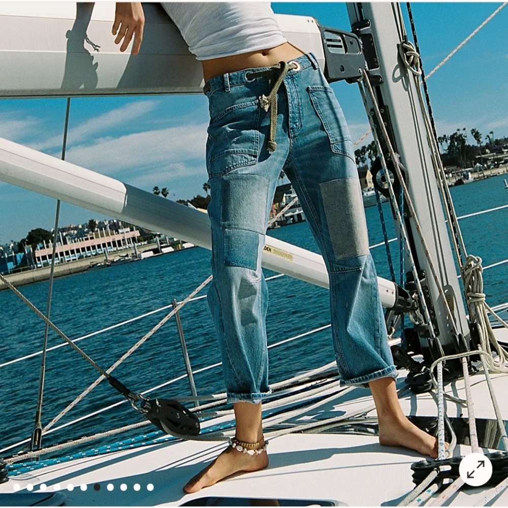 NWOT Free People Moxie Jeans Truest Blue 29